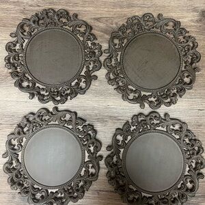 GG Collection 4 metal chargers